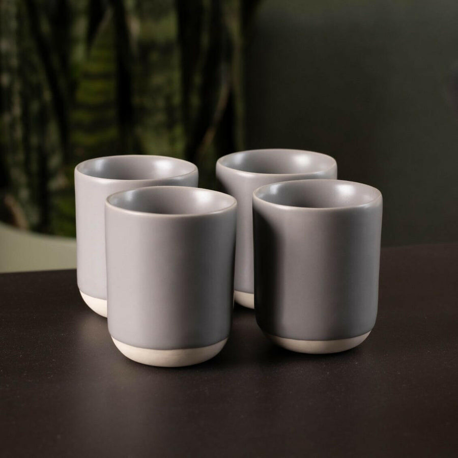 Elegant cappuccino served in classic ceramic cups, perfect for coffee lovers and café enthusiasts