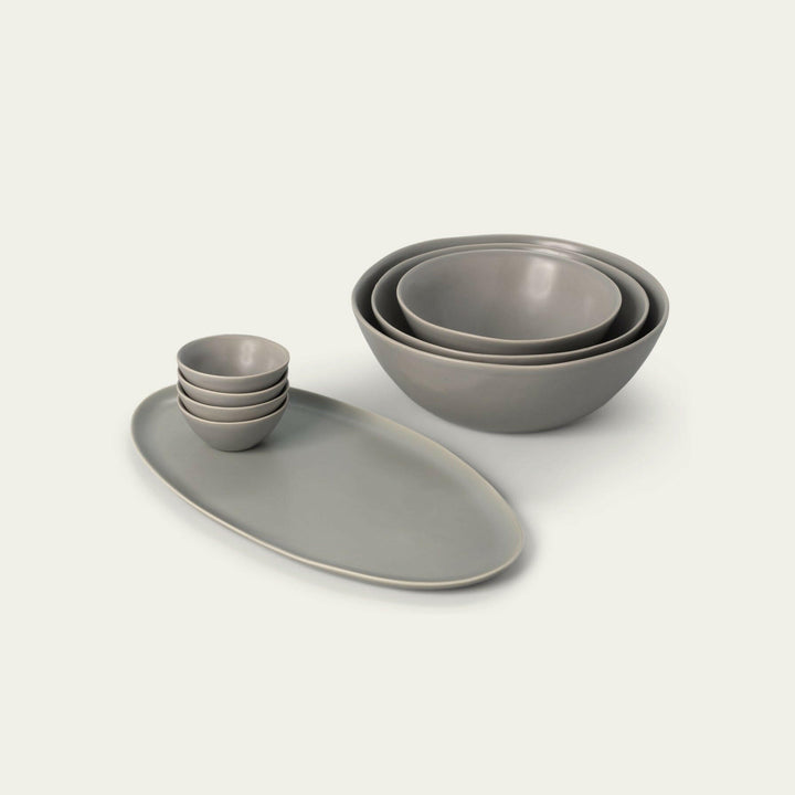 Elegant serving ceramics set showcasing fine craftsmanship and stylish tableware for sophisticated dining experiences.